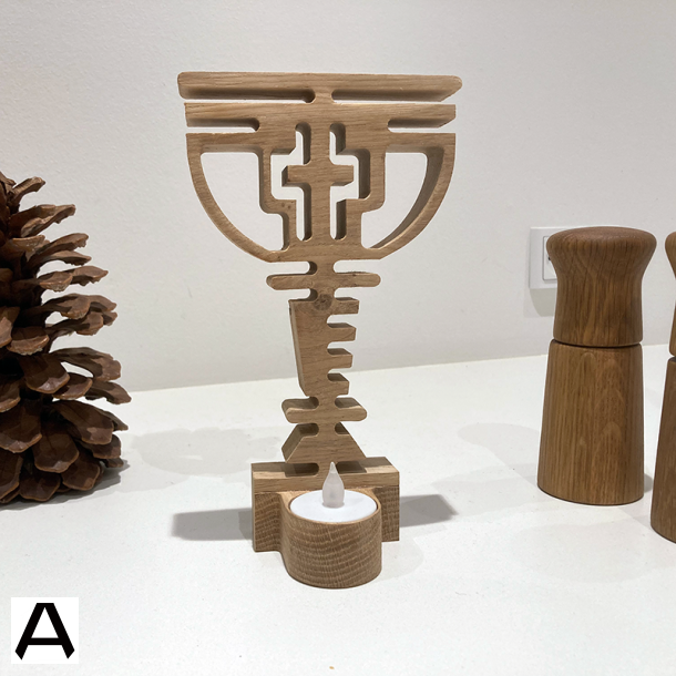 D�befont m. Fyrfadslys