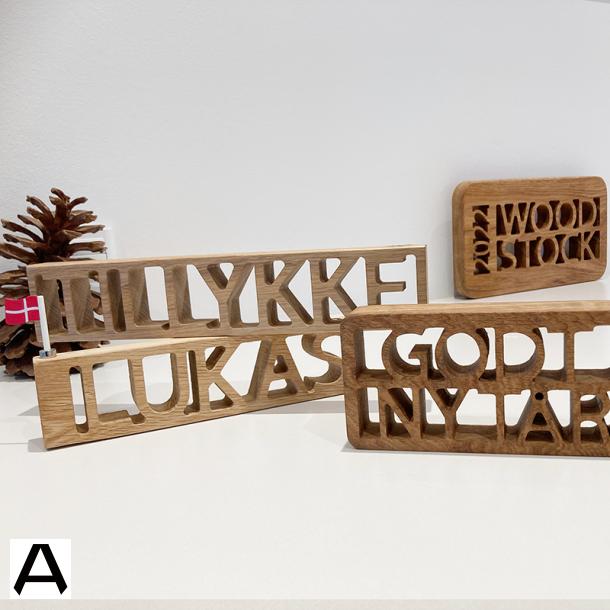 Bogstaver i egetr�