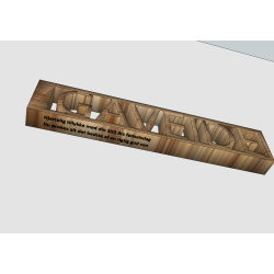 Indgravering af Tekst Bund