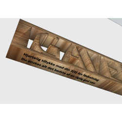 Indgravering af Tekst Bund